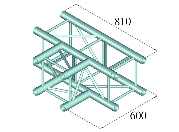 ALUTRUSS QUADLOCK TQ390-QQT35 3-way-T-piece 